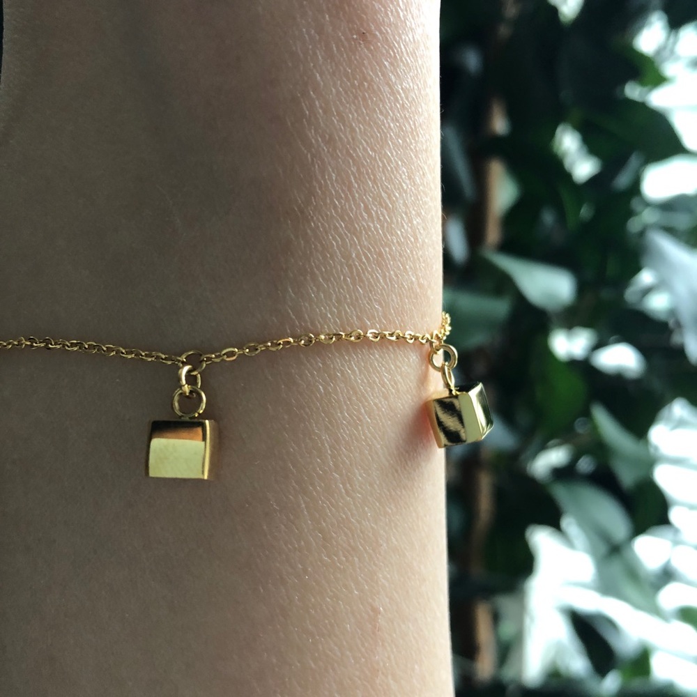 18k gold plated bracelet